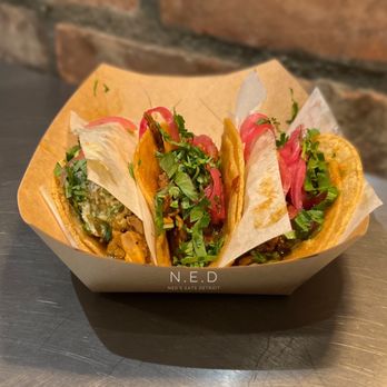 Casa Amado signature dishes Shrimp TacoChicken TaquitosSeema Taco
